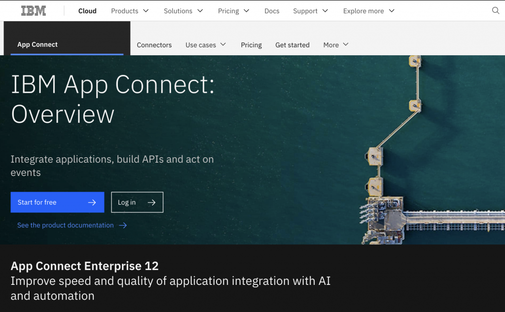 cloud based integration Platform = IBM App connect