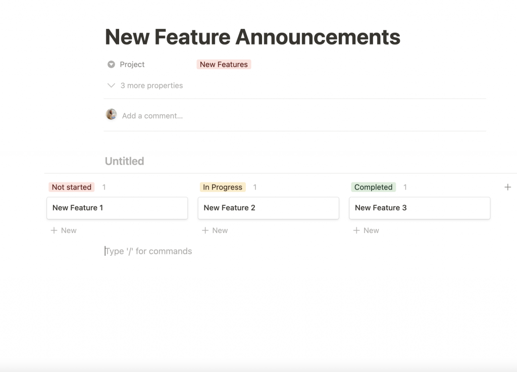 Nea Feature Announcements using AnnounceKit