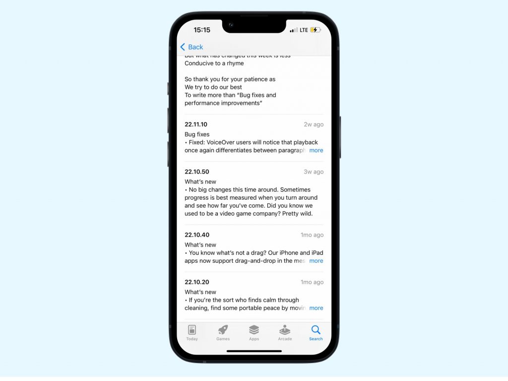 release notes example